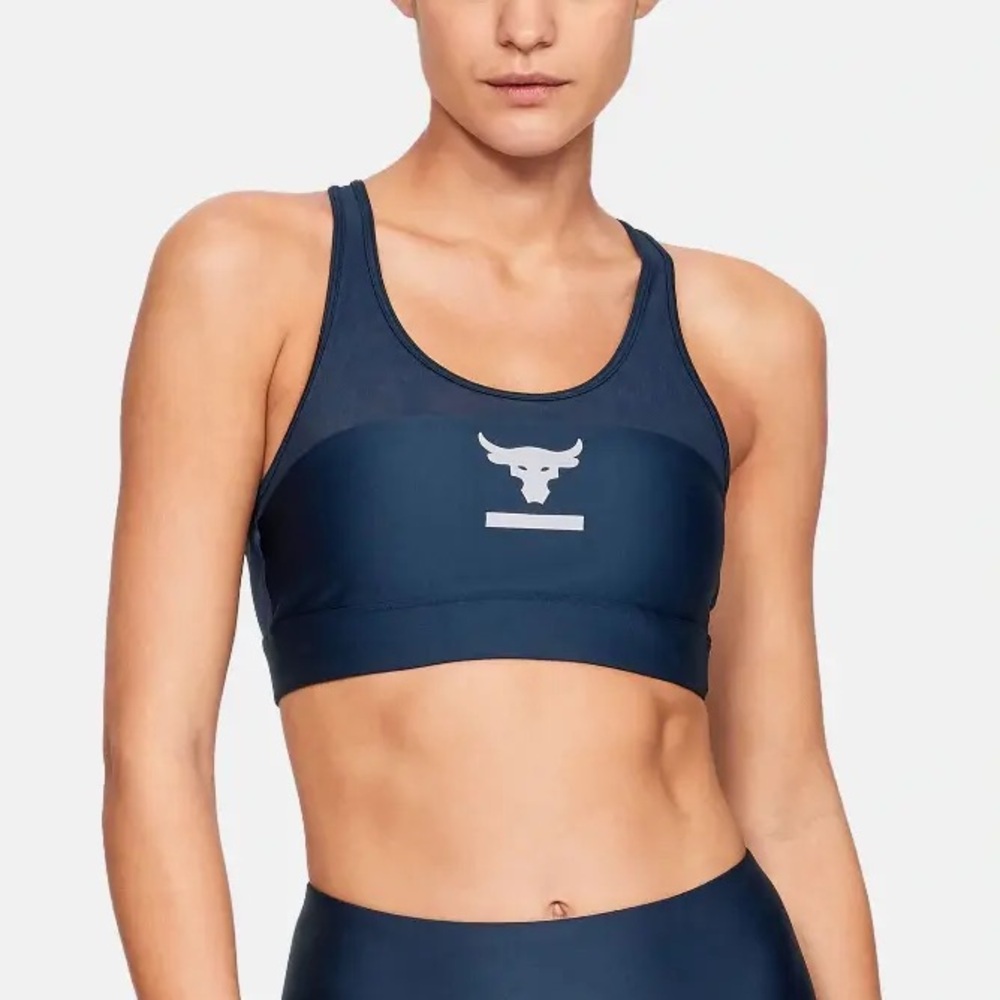 Under Armour Project Rock Sportlette Sport Bra Size Medium